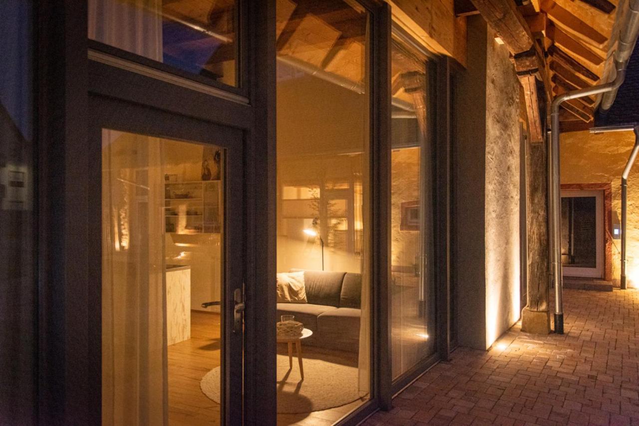 Апартаменти Baumgartners Dreiseithof - Historisch, Modern, Zentral Бад-Кроцінген Екстер'єр фото